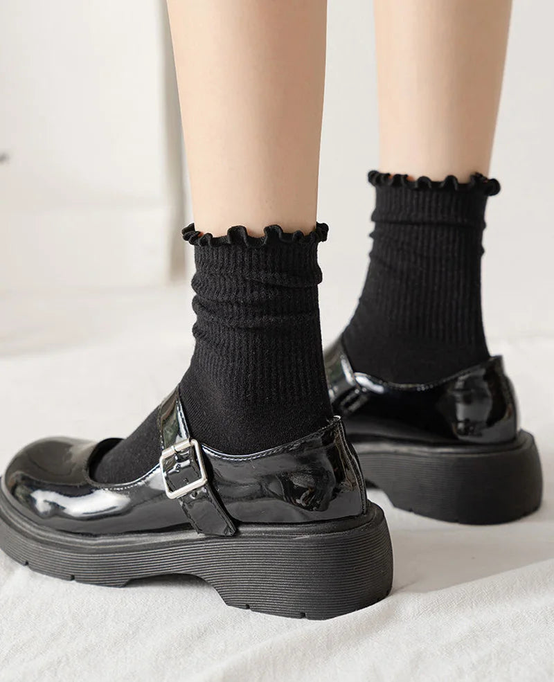 Kit 5 Pares de Meias Conforto Algodão - Conforto Feminino